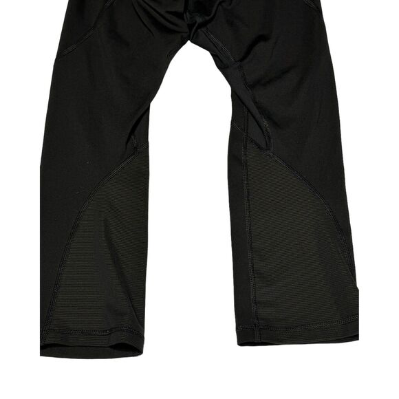 Adidas Legging Capri Womens Small Black Alpha Skin Cropped Yoga Pants - Picture 6 of 9